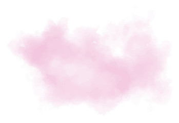 Abstract watercolor, delicate and soft background. Subtle paint splash on white paper background. Pastel Pink Vector Illustration. EPS 8. Light and delicate stain. 