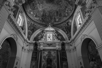 Colli a Volturno, Isernia, Molise. Church of S. Leonardo. Wiew