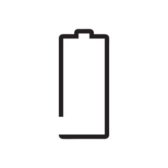 Battery icon vector isolated on background. Trendy sweet symbol. Pixel perfect. illustration EPS 10. - Vector
