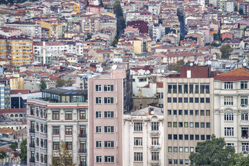 Istanbul cityscape and buildings, Turkey