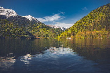 lake in mountains