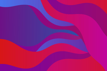 Abstract vector pink and violetcolor background with curved lines. Pattern backdrop for landing pages.