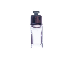Perfume bottle on a white background