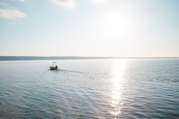 Sailboat in the sea.