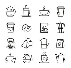 Coffee And Tea Icons
