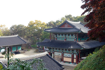 Obraz premium Gwanchoksa Temple of South Korea