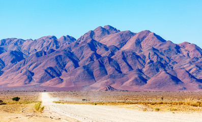 Beautiful mountains in Namibia, Africa