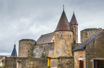 Fototapeta na wymiar Chateau de Chateauneuf, France