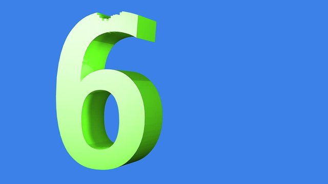 N&uacute;mero seis 6