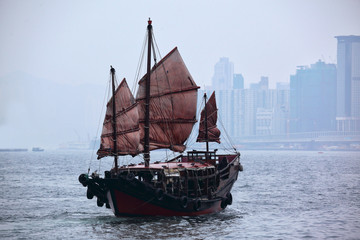 Hong Kong dżonka © Jacek