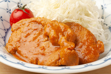 豚ロースの味噌焼き