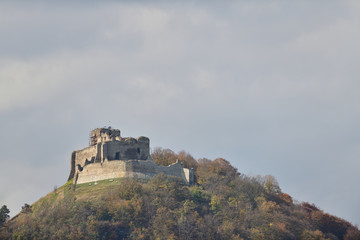 old historical ruins of castle Kapusany Slovakia