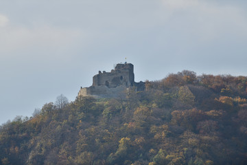 old historical ruins of castle Kapusany Slovakia