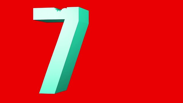 N&uacute;mero siete 7