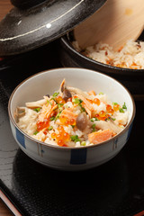 鮭の炊き込みご飯