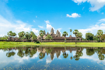 Fototapeta na wymiar The Temple Of Angkor Wat In Siem Reap Cambodia