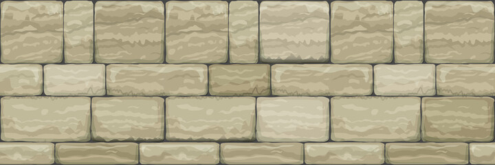 Seamless wide texture of old stone