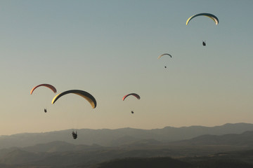 paragliding, sky, 