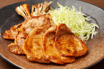 豚ロースの味噌漬け焼き