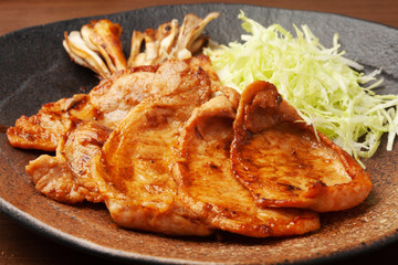 豚ロースの味噌漬け焼き