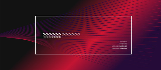 Wave lines with blend effect on fluid gradient, abstract background colorful liquid poster. Vector Illustration For Wallpaper, Banner, Background, Card, Book Illustration, landing page