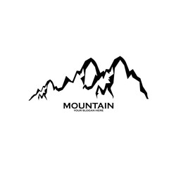 Mountain icon Logo Template
