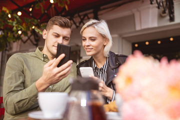 Man sharing his interests with his girlfriend