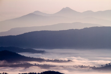 fog in mountain