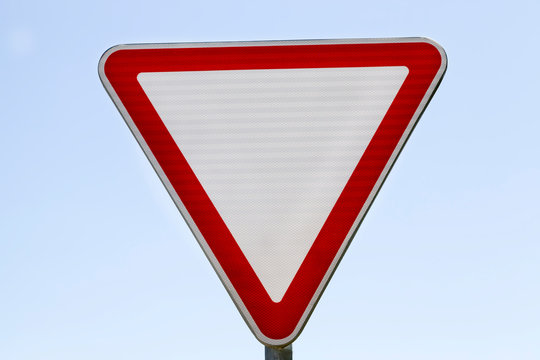 reflective automotive road sign