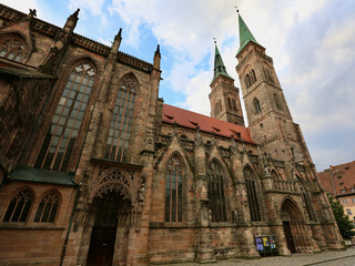 Fototapeta na wymiar St Sebald Sebalduskirche Nuremberg, Germany