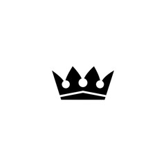 Fototapeta premium crown icon vector design symbol