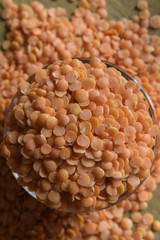 Red Dry Organic Lentils