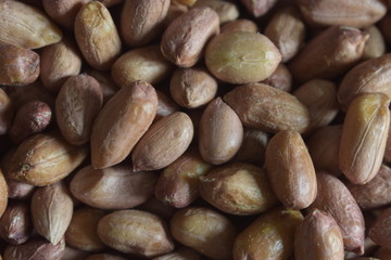 Peeled Peanuts. Groundnuts