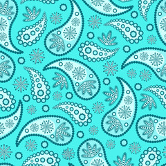 Paisley seamless pattern. Decorative ornament, vector
