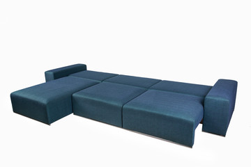 Factured spread corner sofa