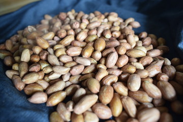 Peeled Peanuts. Groundnuts