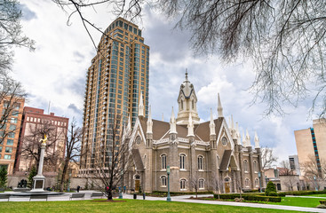 The Salt Lake Assembly Hall, a Victorian Gothic congregation hall