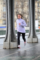 Athlète à l'entraînement à Paris