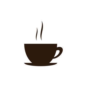 recommend clip art: A cup of coffee . Vector. Simply brown icon