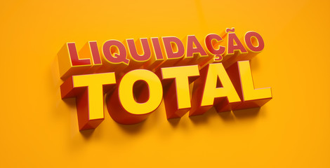 Advertisement banner in portuguese for 