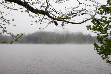 Winter on Lake São Bernardo in San Francisco de Paula , Brazil