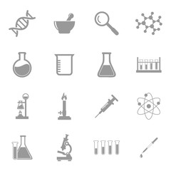 laboratory equipment icon vector design symbol