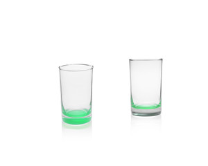 green glass of water