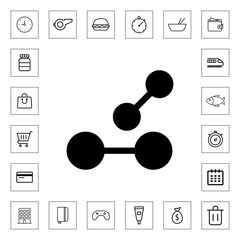 Dumbbell icon for web and mobile