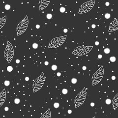 Floral Abstract Seamless Pattern. Modern Digital Design. Modern Fashion Scandinavian Style. Contemporary Colors and Design.