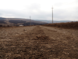 road to nowhere brown soil 