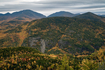 Adirondack mountains in the fall