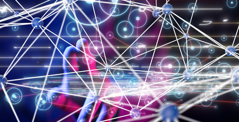  touching global network and data customer connection