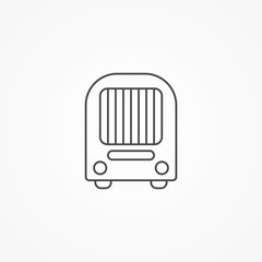 Heater vector icon sign symbol