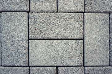 Wall of stone blocks for texture